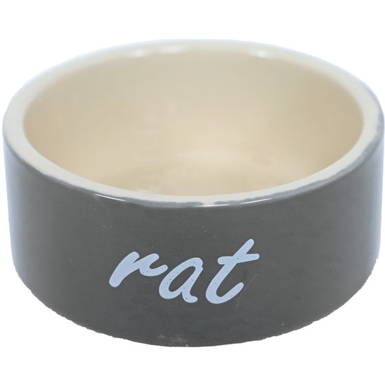 Boon ratten eetbak steen grijs - 10 x 10 x 4,5cm