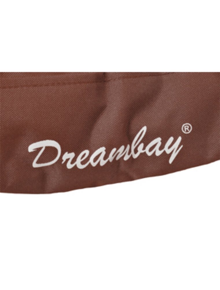 Kussen dreambay ovaal bruin 100x75x 15cm