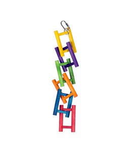 Colorful Wooden Bird Ladder