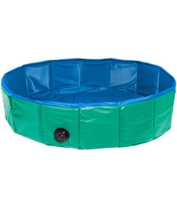 Doggy splash pool groen/blauw 120x 30cm