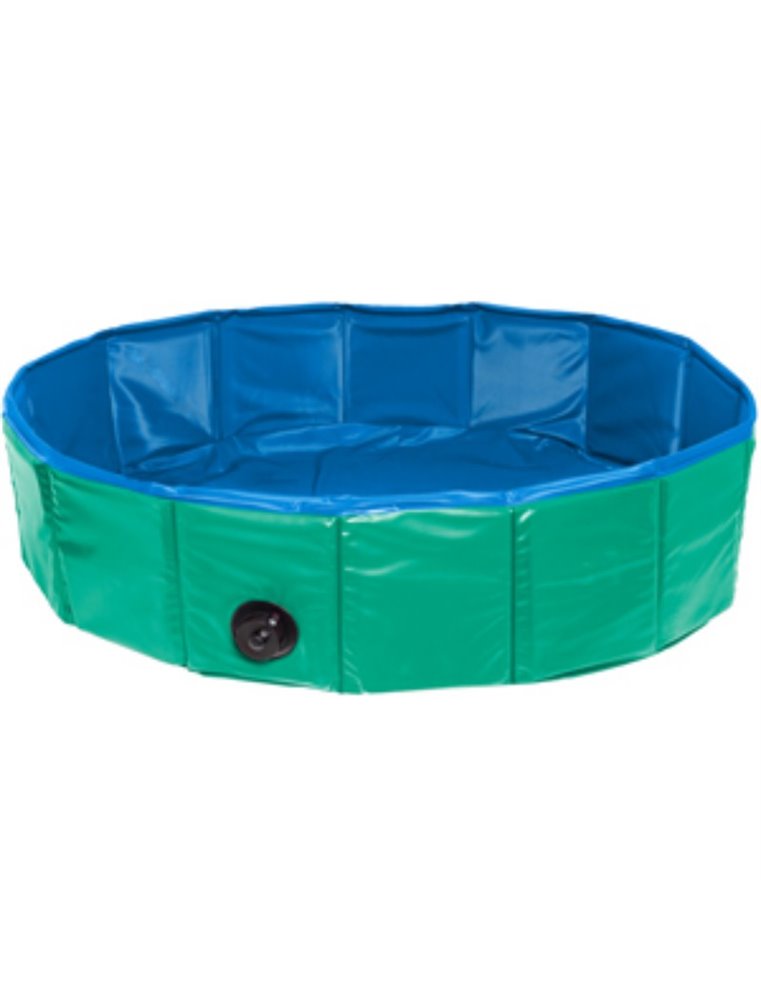 Doggy splash pool groen/blauw 120x 30cm