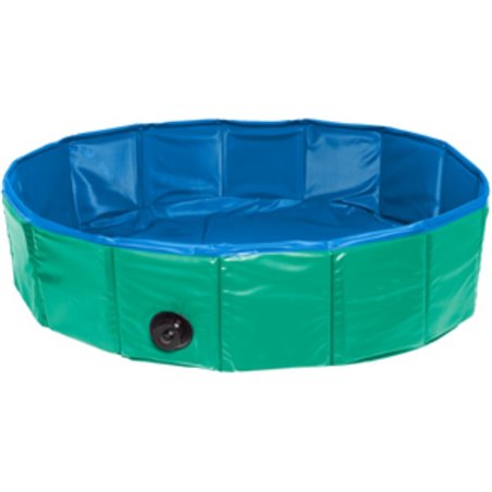 Doggy splash pool groen/blauw 120x 30cm