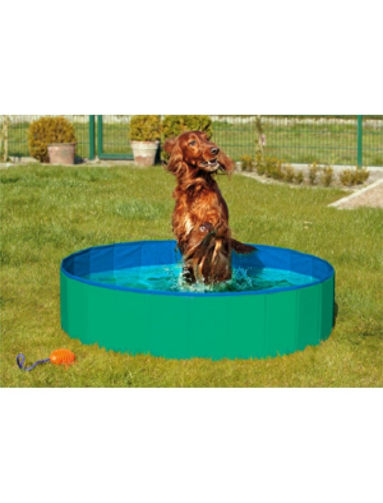 Doggy splash pool groen/blauw 120x 30cm