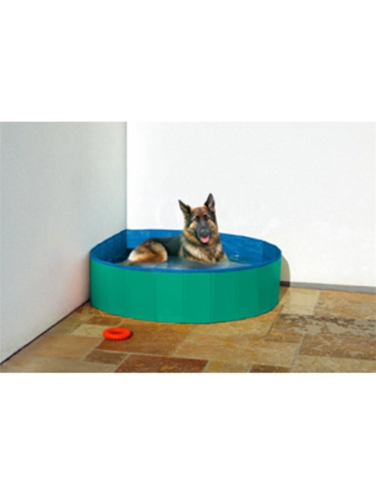 Doggy splash pool groen/blauw 120x 30cm