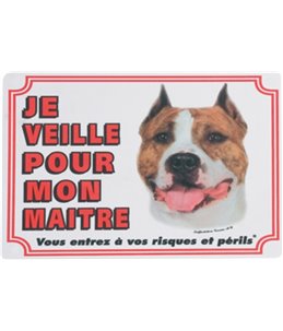 Waakbord fr - staffordshire terrier