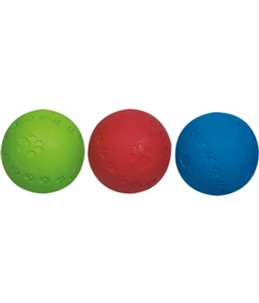 Rubber bal summer met piep 6 cm